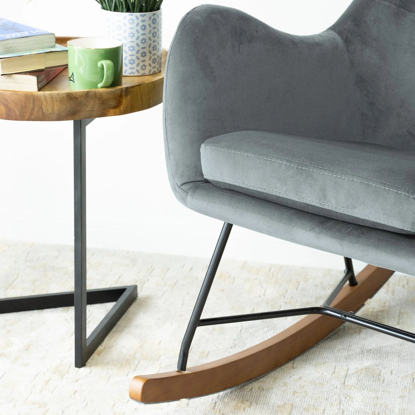 Chelsea Velvet Rocking Chairs