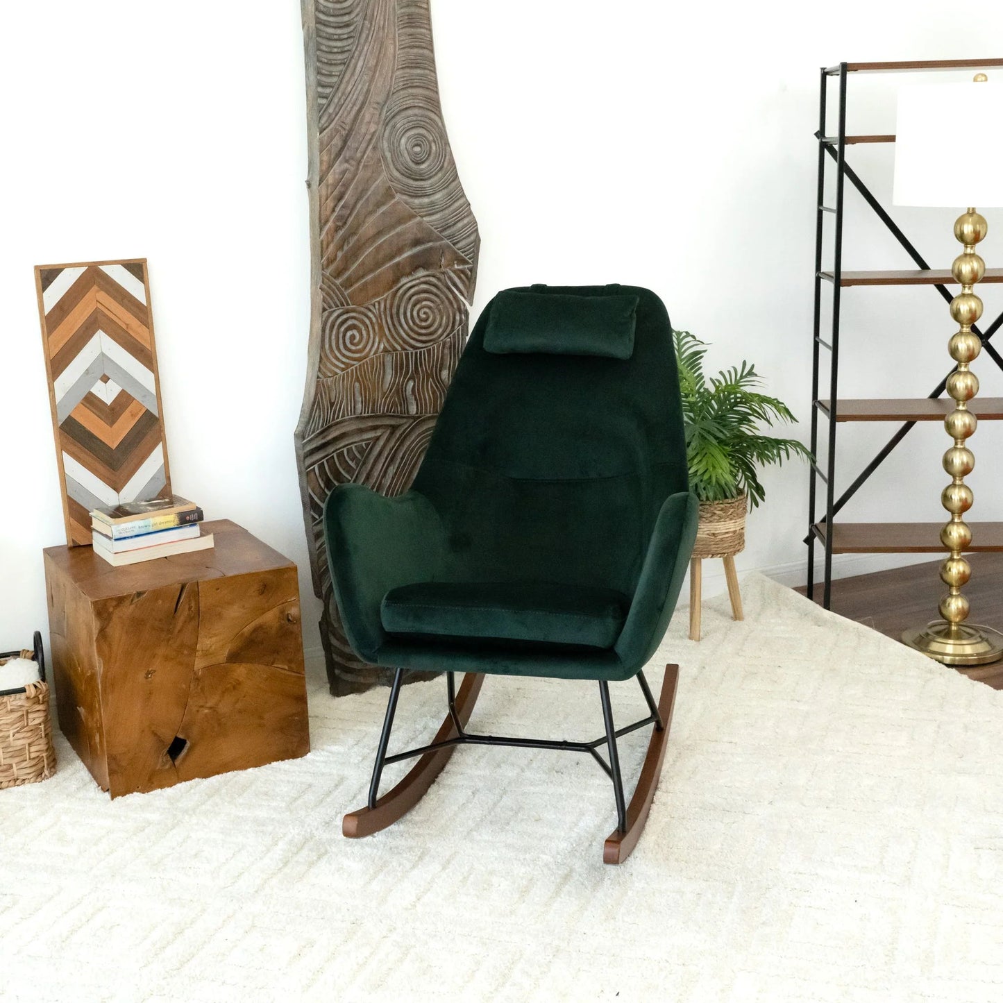 Chelsea Velvet Rocking Chairs