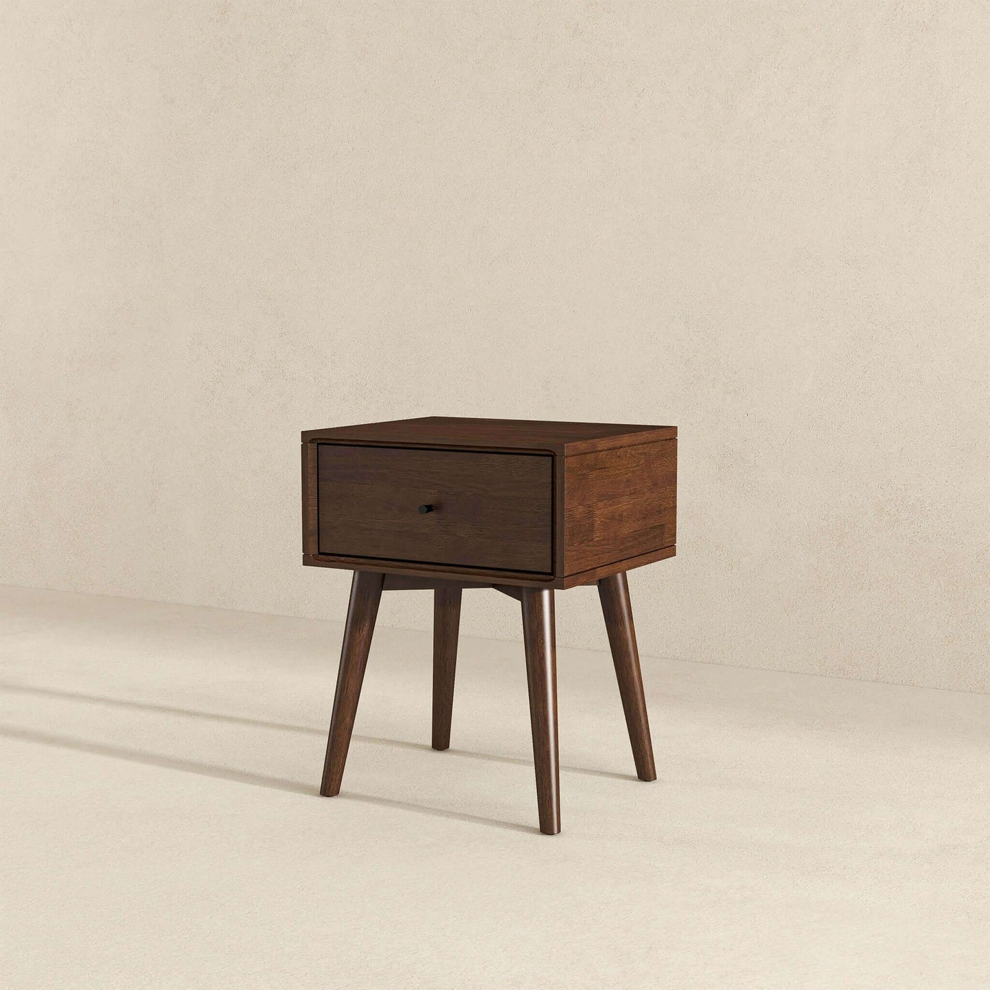 Avery Solid Wood Night Stand 1 Drawer - Baha-Furniture