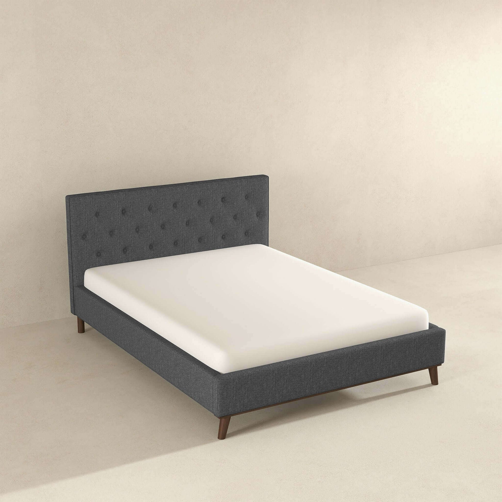 Graceville Fabric Platform Bed - Queen, King - Baha-Furniture