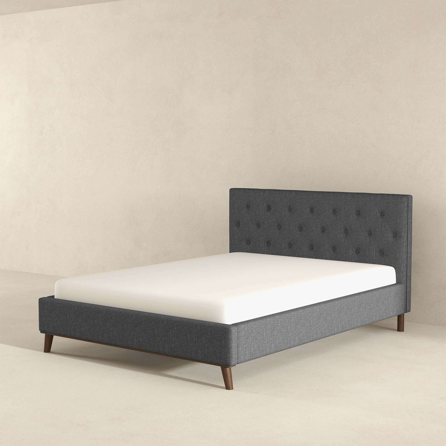 Graceville Fabric Platform Bed - Queen, King - Baha-Furniture