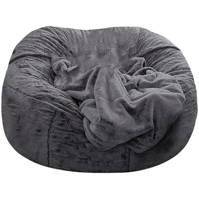 Giant Fluffy Fur Bean Bag - Baha-Furniture