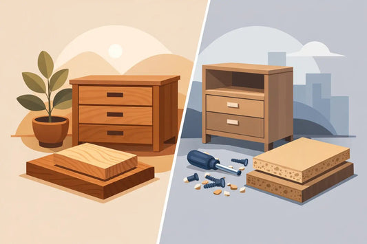 Solid Wood vs Particleboard Furniture Compared