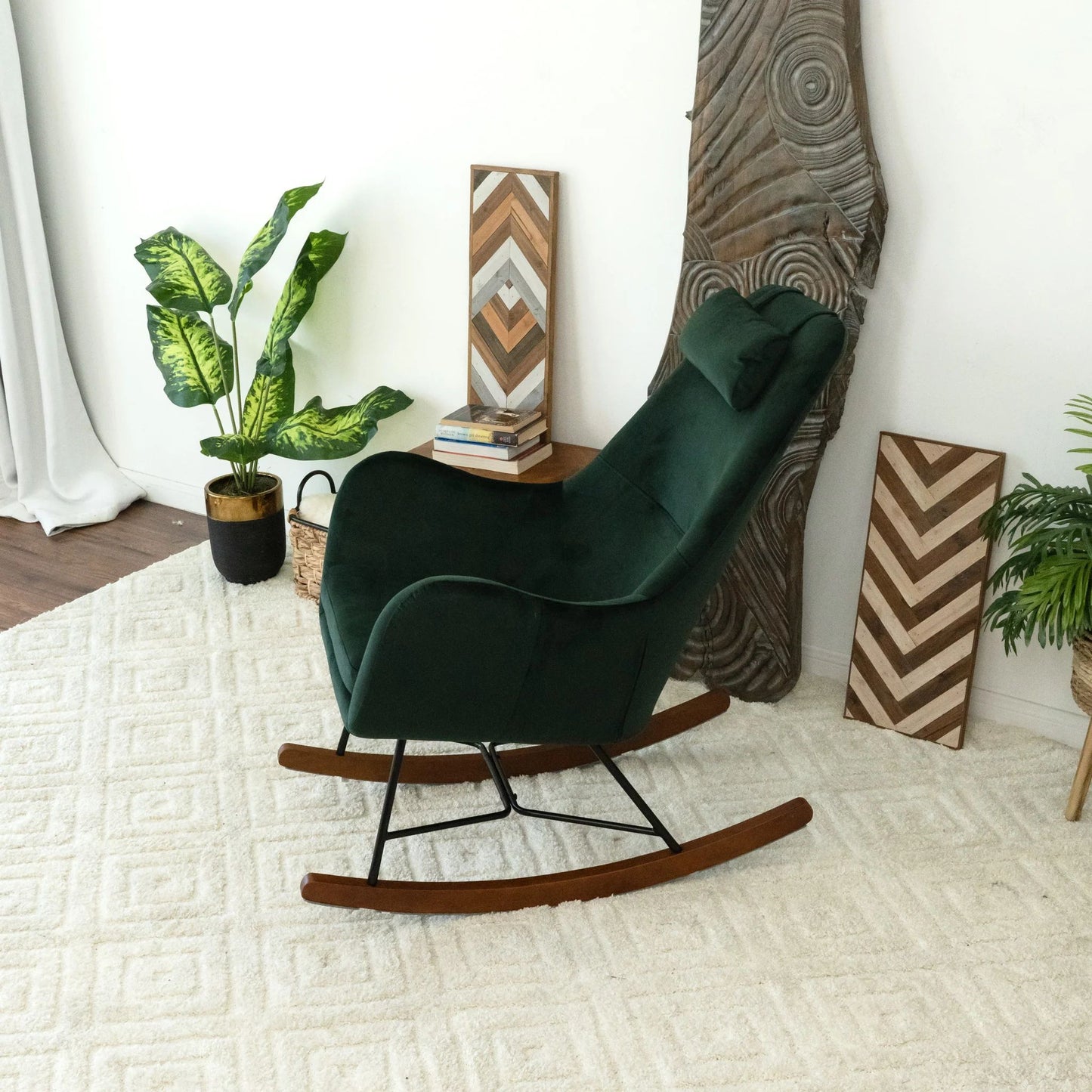 Chelsea Velvet Rocking Chairs