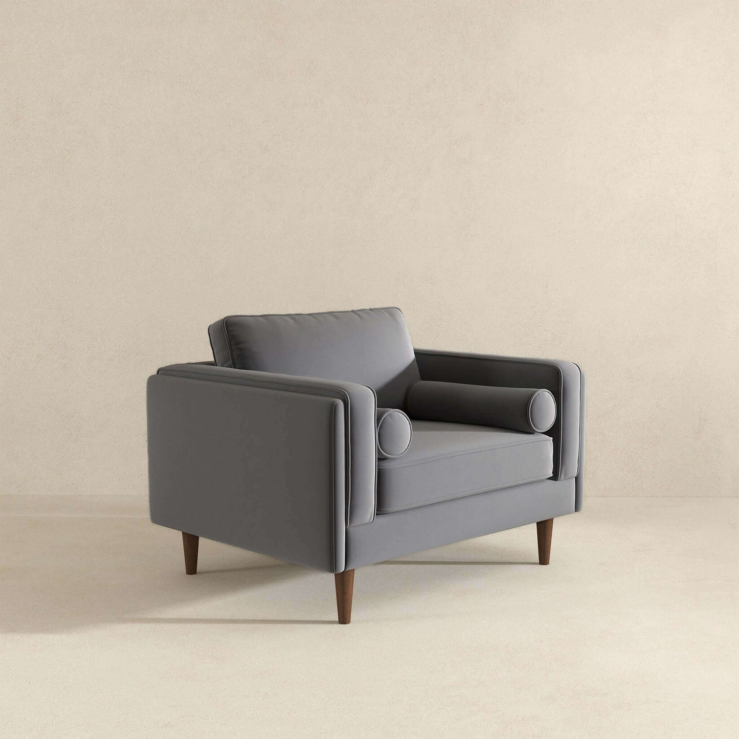 Amber Velvet Lounge Chair - Baha-Furniture